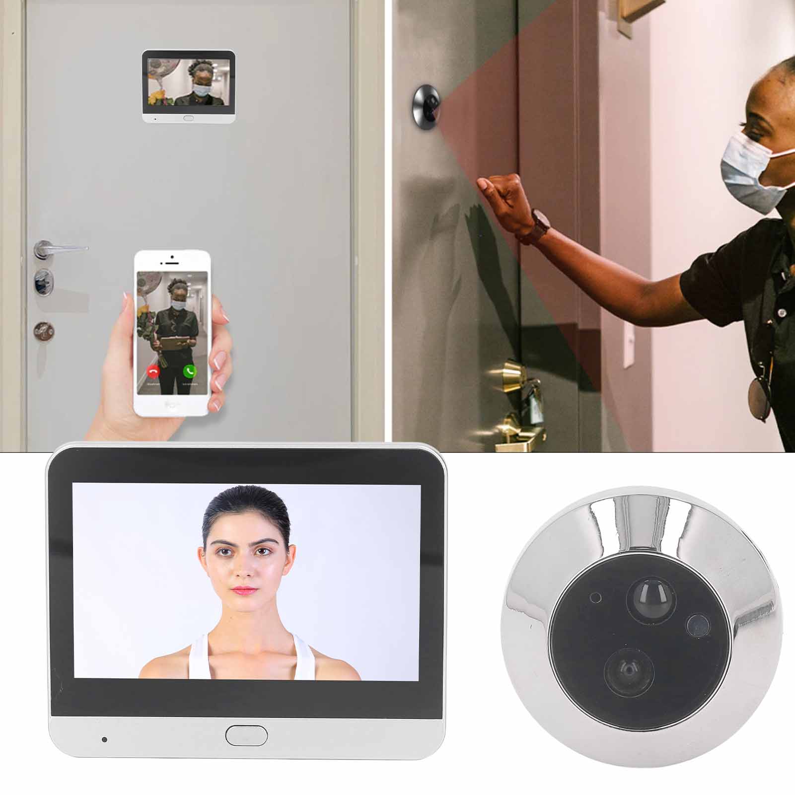 Digital Door Viewer 120 Degree – обзор и цена Peephole Camera Viewer