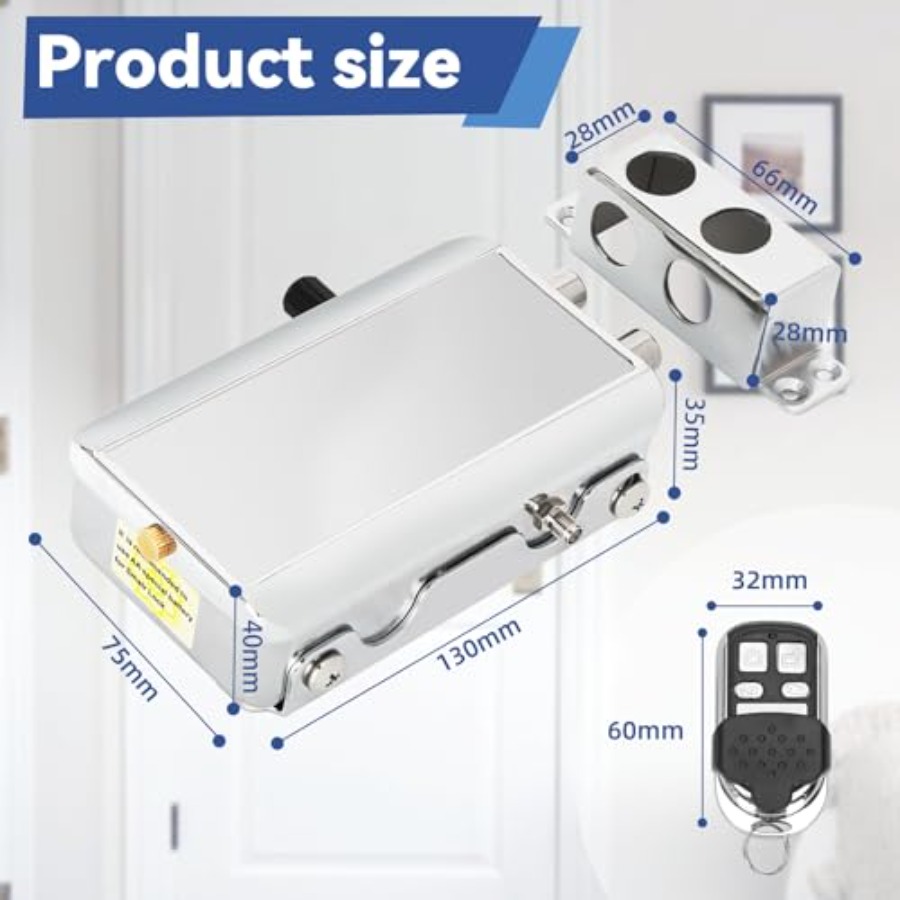 Remote Control Deadbolt Lock f – обзор и цена Home Security Door