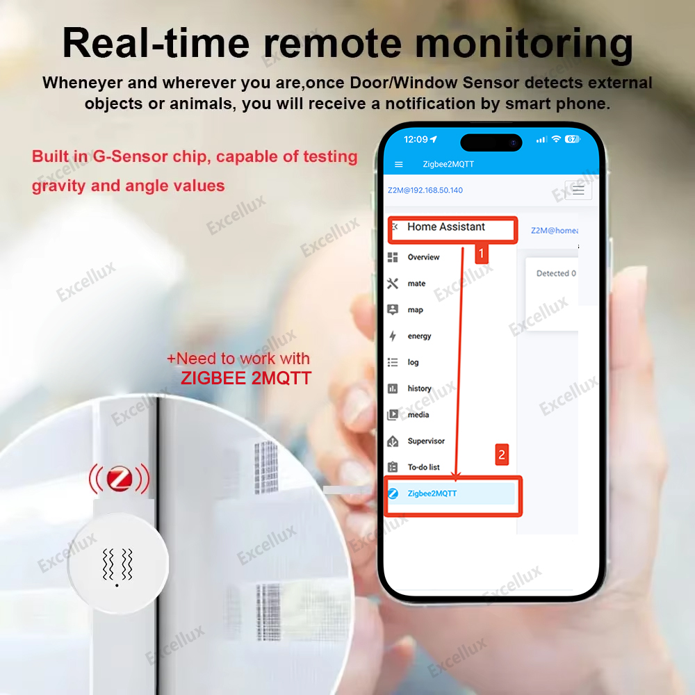 Zigbee 3.0 Smart Vibration Sen – обзор и цена Home Security Gadgets