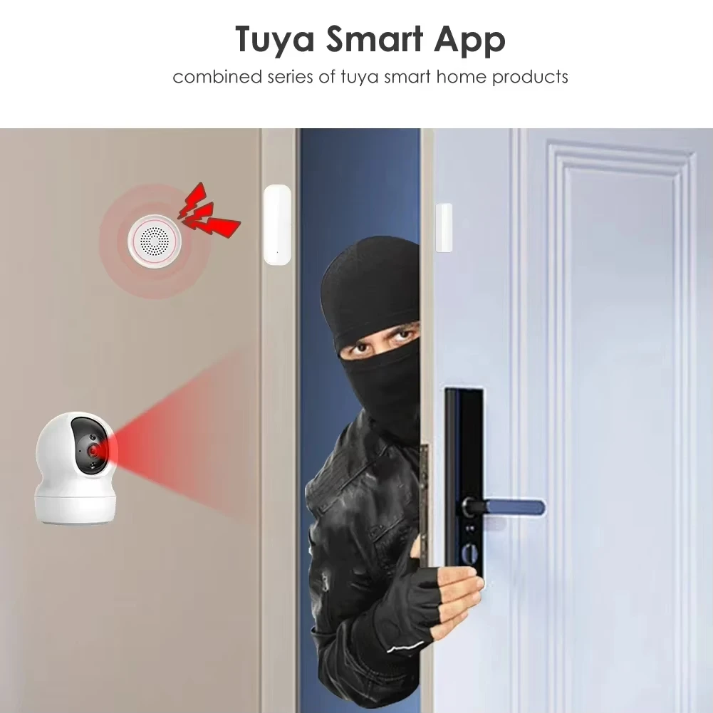 Tuya Zigbee/WiFi Magnetic Door – обзор и цена Window Alarm Sensor