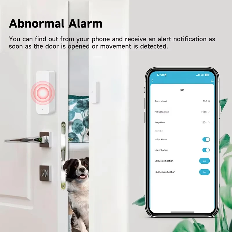 Tuya Zigbee/WiFi Magnetic Door – обзор и цена Window Alarm Sensor