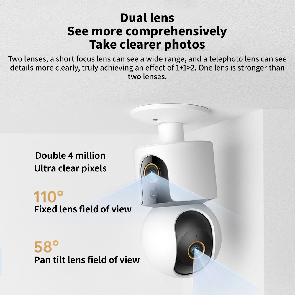 Xiaomi C500 Smart Camera Dual  – обзор и цена Home Security Camera Xiaomi