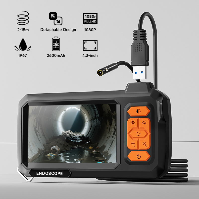 Endoscope Borescope 4.3
