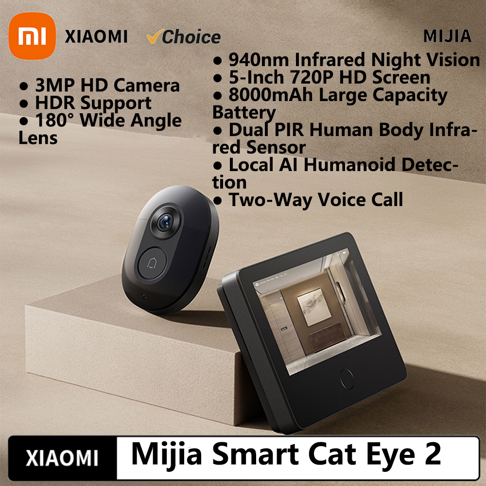 Xiaomi Smart Cat eye 2 WiFi Wi – обзор и цена Home Security Camera Xiaomi