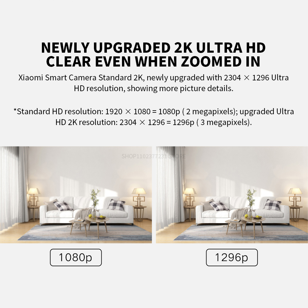 Xiaomi Smart IP Camera 2K 1296 – обзор и цена Home Security Camera Xiaomi