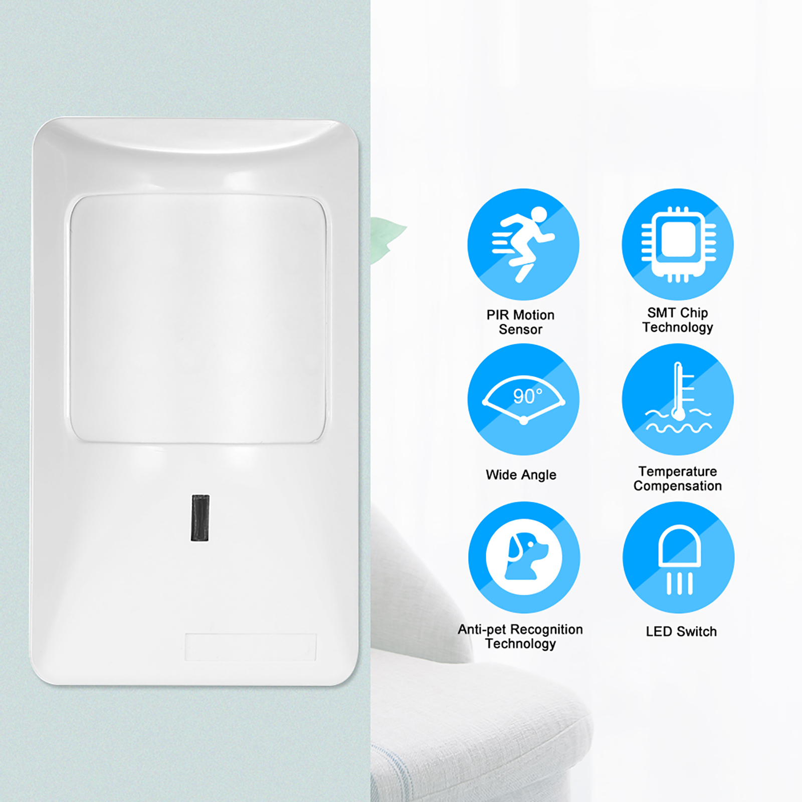 2pcs Sensor Anti-Pet PIR Motio – обзор и цена Sim Gsm Alarm