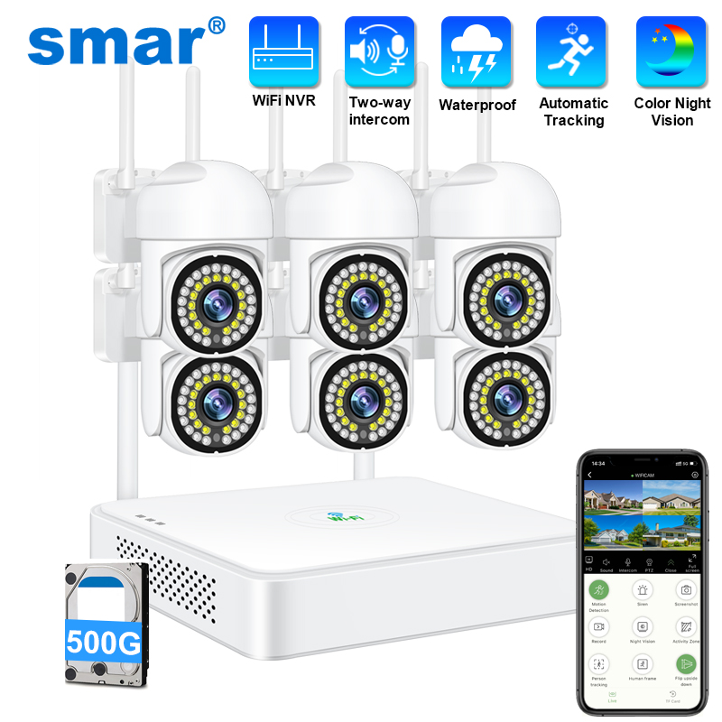 Smar 3MP Wireless CCTV Securit – обзор и цена Home Security Front Door