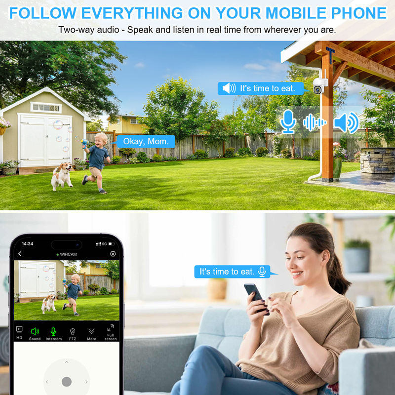 Smar 3MP Wireless CCTV Securit – обзор и цена Home Security Front Door