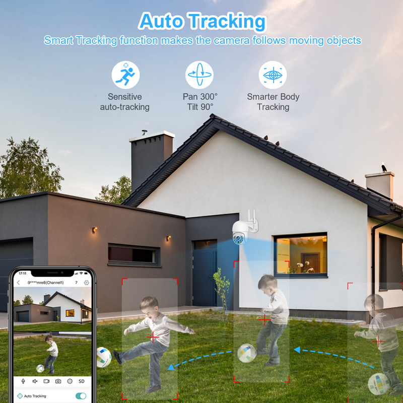 Smar 3MP Wireless CCTV Securit – обзор и цена Home Security Front Door
