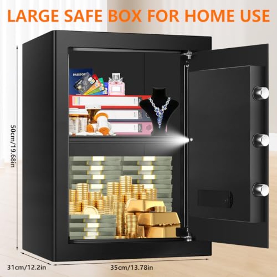 3.4 Cuft Large Fireproof Safe  – обзор и цена Safe Box Digital