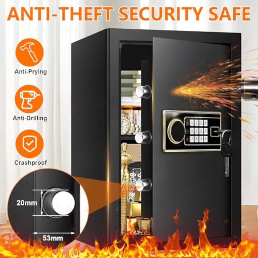 3.4 Cuft Large Fireproof Safe  – обзор и цена Safe Box Digital
