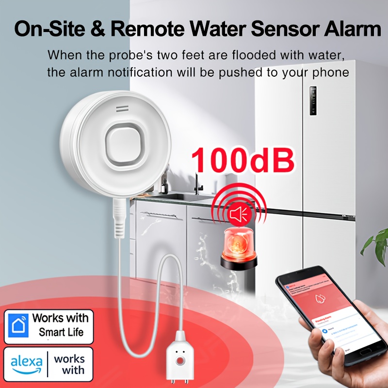 YNF Smart WiFi Water Leak Dete – обзор и цена Home Security Gadgets