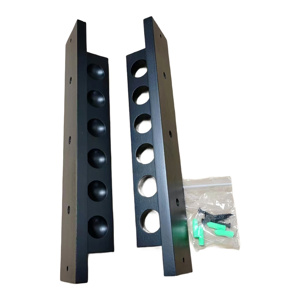 Six-Hole Wooden Pool Cue Rack  – обзор и цена Home Security Game