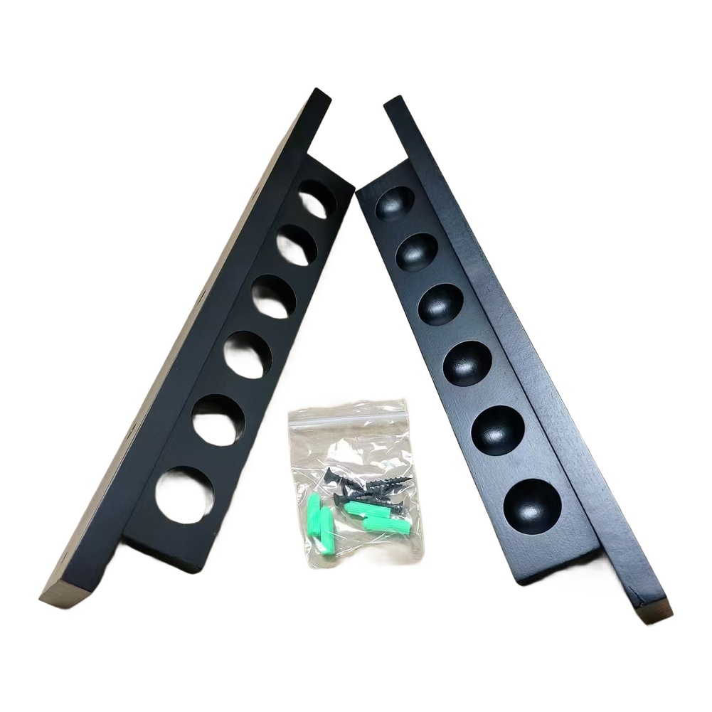 Six-Hole Wooden Pool Cue Rack  – обзор и цена Home Security Game
