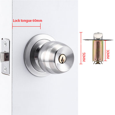 Stainless Steel Golden Round B – обзор и цена Home Security Key