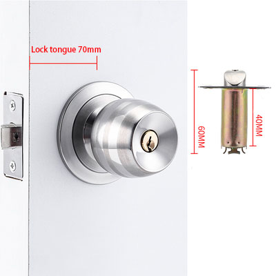 Stainless Steel Golden Round B – обзор и цена Home Security Key