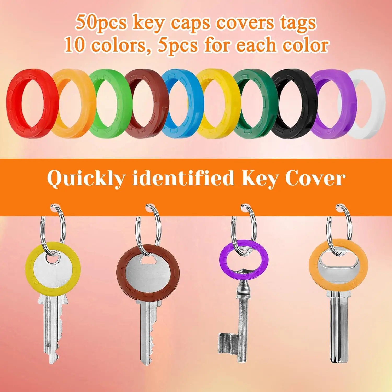 10-50Pcs Key Cap Covers Durabl – обзор и цена Home Security Key