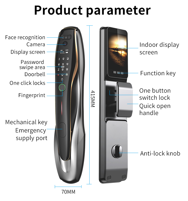 TYSH Tuya Security Fingerprint – обзор и цена Home Security Front Door